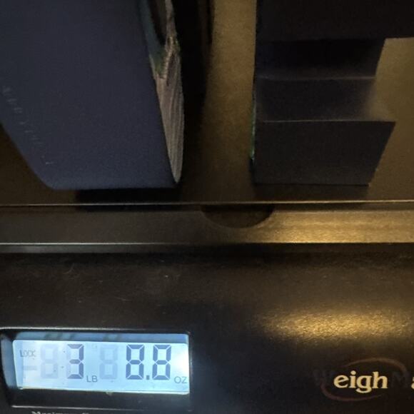 Vtg Abby Press Noel Nativity Scene Spellout Resin Christmas Holiday Decor Blue - Picture 9 of 10